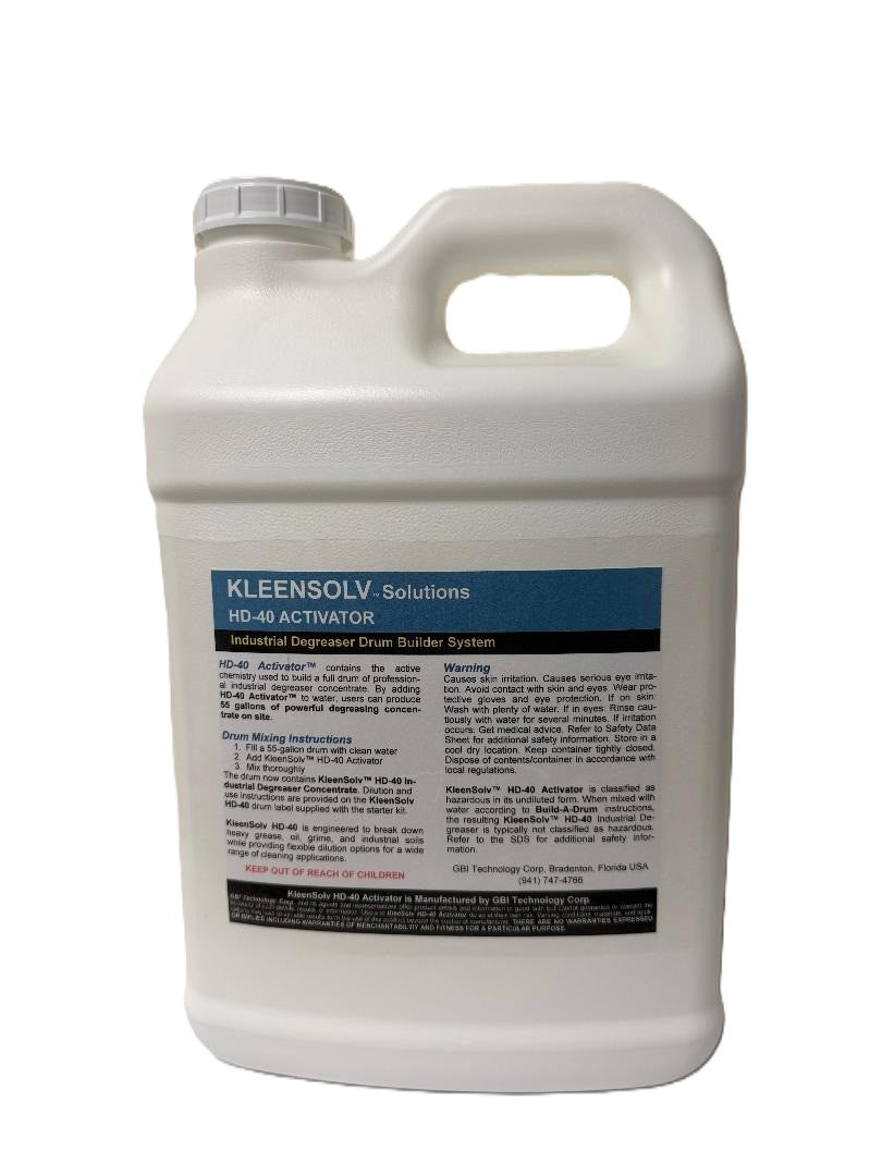 KleenSolv™ HD-40 Industrial Degreaser Activator (Free Shipping USA)